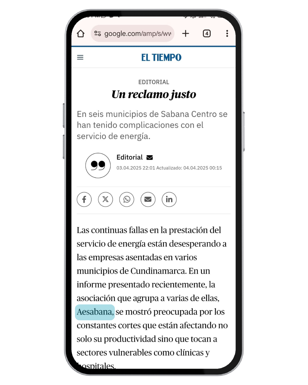 Celular Aesabana